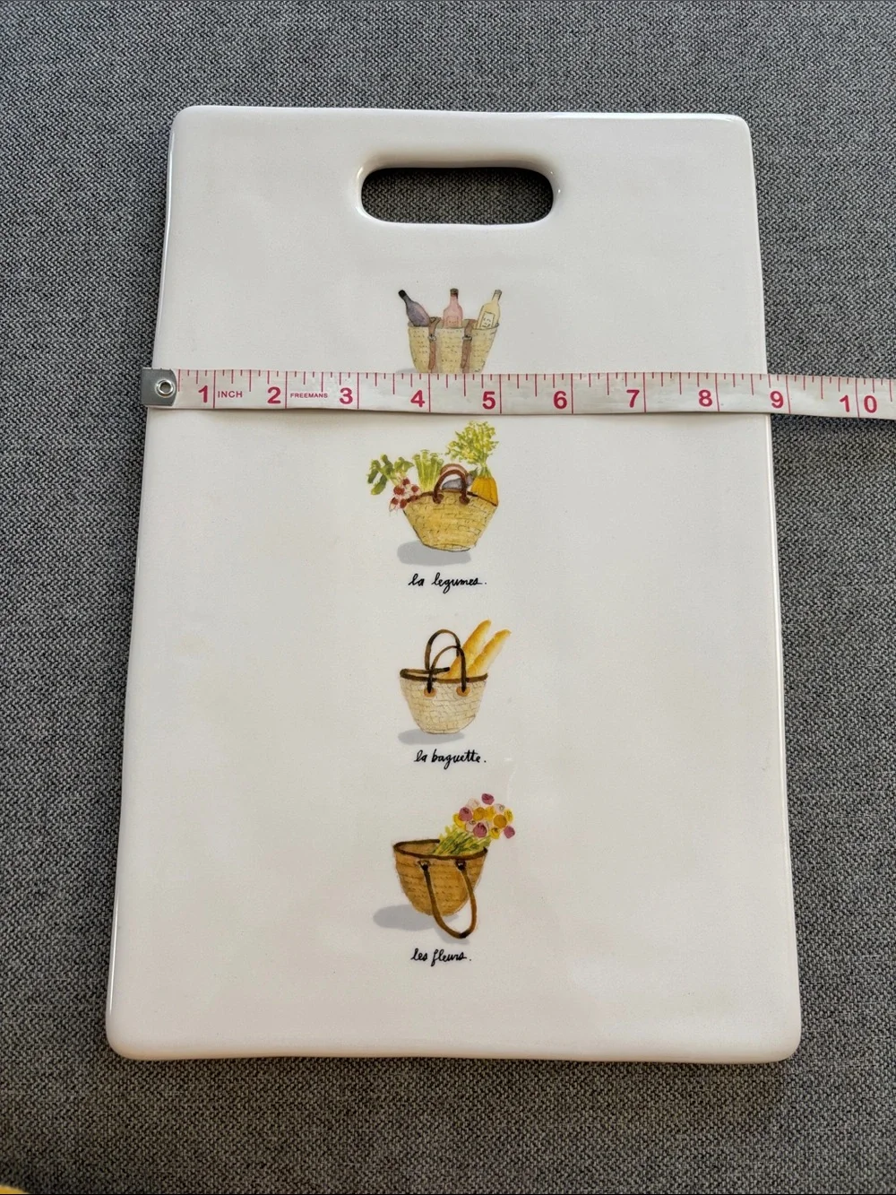 Rae Dunn Artisan Collection ceramic charcuterie board